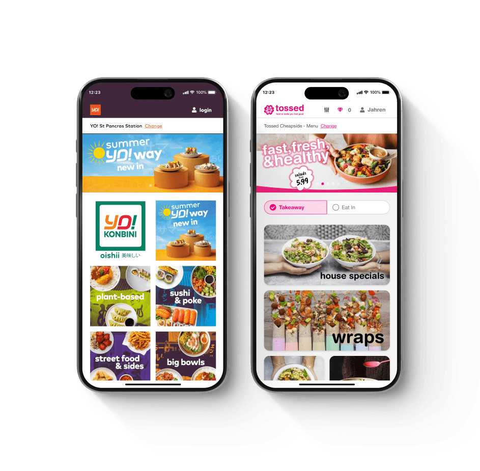 Restaurant mobile apps